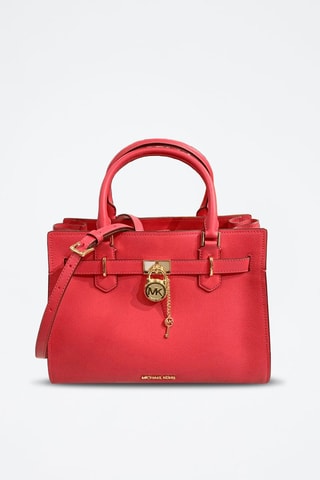 Borsa a mano in pelle - Rosa