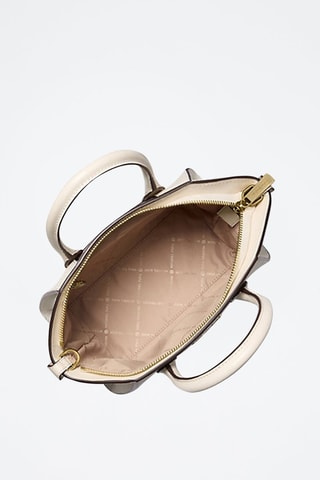 Borsa a mano in pelle - Crema