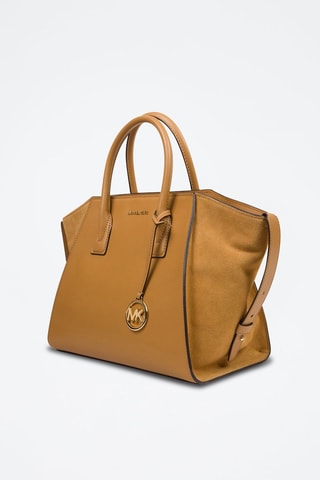 Borsa a mano in pelle Avril - Marrone