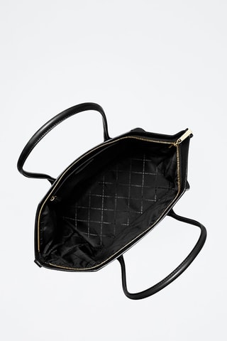 Borsa a mano in pelle Avril - Nero