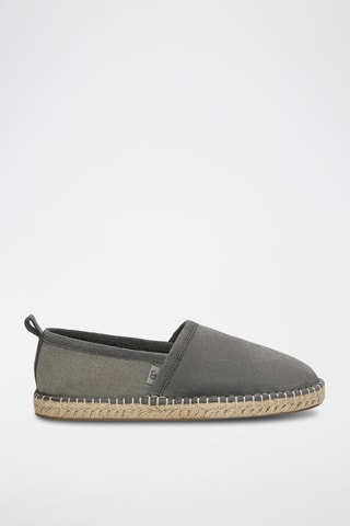 Espadrillas in pelle scamosciata - Grigio