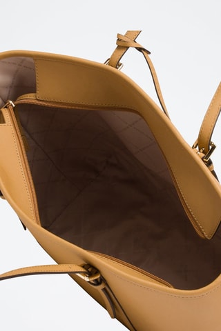 Shopping bag in pelle - Senape
