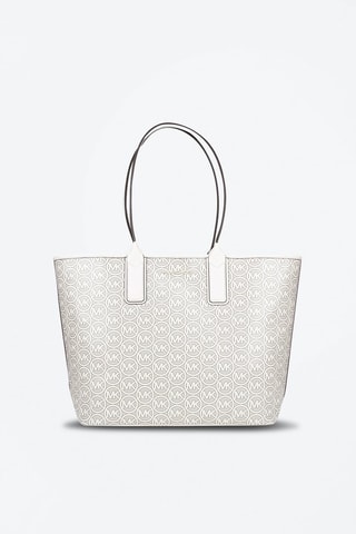 Borsa a spalla - Bianco e grigio
