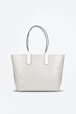 Borsa a spalla - Bianco e grigio