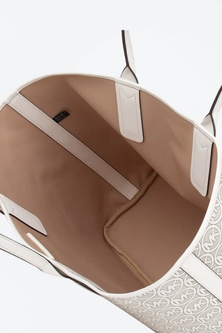 Borsa a spalla - Bianco e grigio