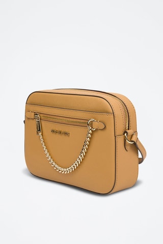 Borsa a tracolla in pelle Jet - Cammello 