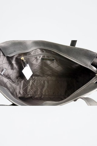 Shopping bag in pelle - Nero - 41 x 29 x 112 cm