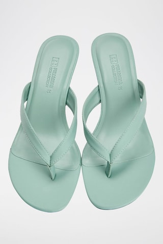 Sandali con tacco - Azzurro