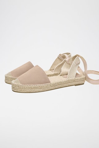 Espadrillas in pelle scamosciata - Rosa