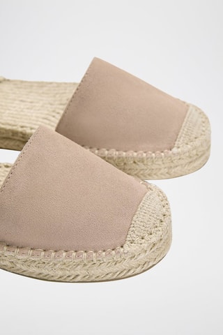Espadrillas in pelle scamosciata - Rosa