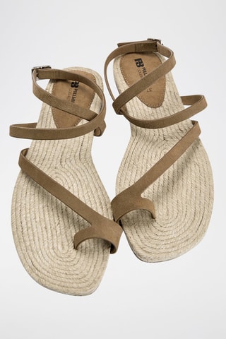 Sandales en cuir - Marron