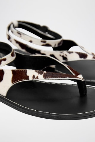 Sandali in pelle - Marrone