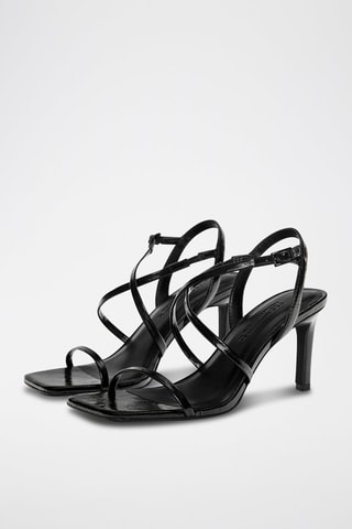 Sandali con tacco - Nero