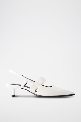 Décolleté in vernice - Bianco