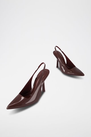 Escarpins vernis - Marron