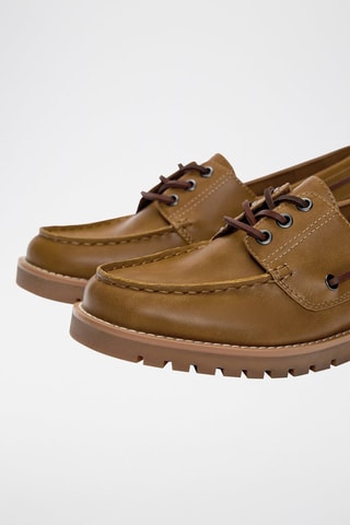 Scarpe da barca - Cammello