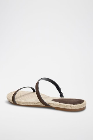 Ciabatte in pelle - Marrone