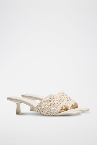 Sandali con tacco - Bianco