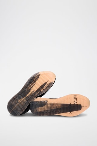 Sneakers in pelle scamosciata New York - Nero