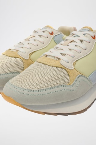 Sneakers in pelle Cartagena De Indias - Verde chiaro e celeste