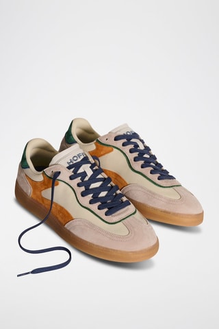 Baskets en cuir Park - Beige