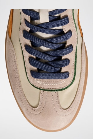 Baskets en cuir Park - Beige