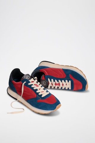 Baskets Fliunte - Bleu et rouge
