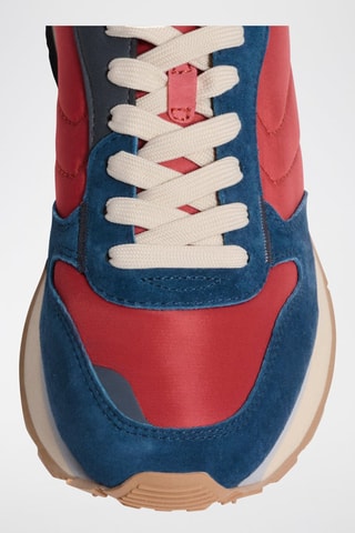 Baskets Fliunte - Bleu et rouge