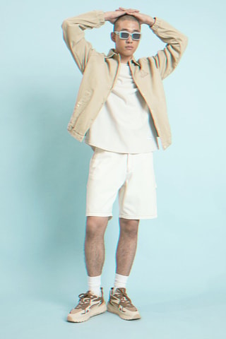 Sneakers platform - Marrone e beige