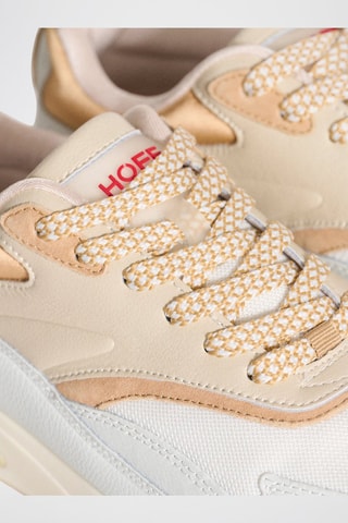Sneakers in pelle Evolution - Bianco e beige