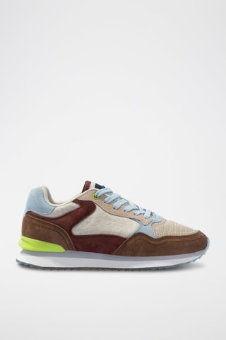 Sneakers in pelle Reno - Marrone