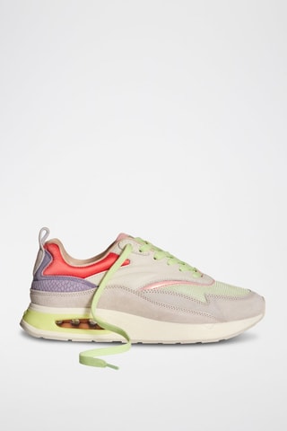 Sneakers in pelle Sacré Cœur - Lilla e verde