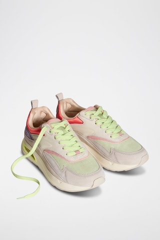 Sneakers in pelle Sacré Cœur - Lilla e verde