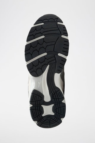 Sneakers in pelle scamosciata - Grigio scuro