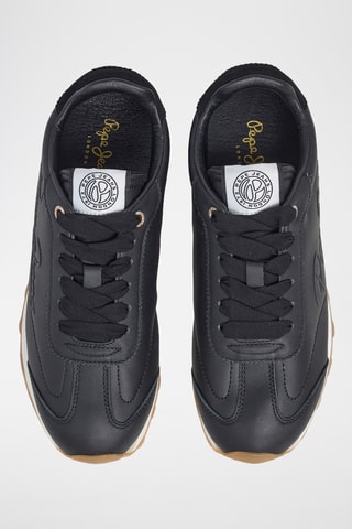 Sneakers in pelle Once Dress W -  Nero