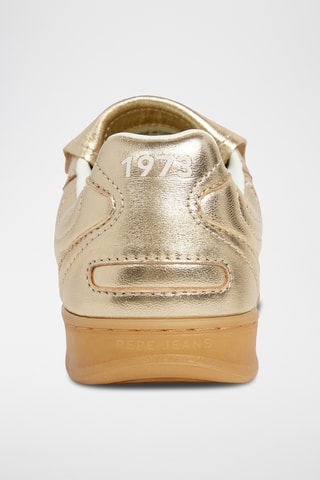 Sneakers in pelle verniciata Ball Metal W -  Dorato