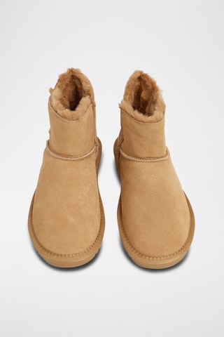 Stivaletti imbottiti in pelle scamosciata Diss Urban W - Cammello