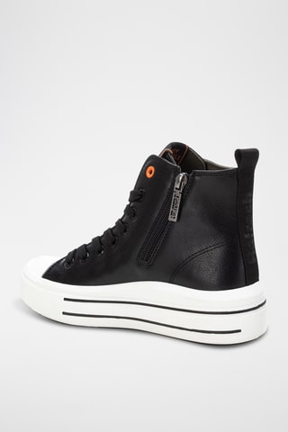 Sneakers alte platform - Nero