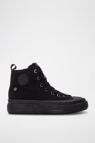 Sneakers alte platform - Nero