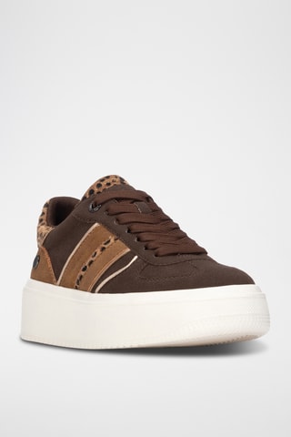Sneakers platform - Marrone