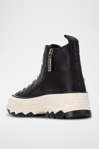 Sneakers alte platform - Nero