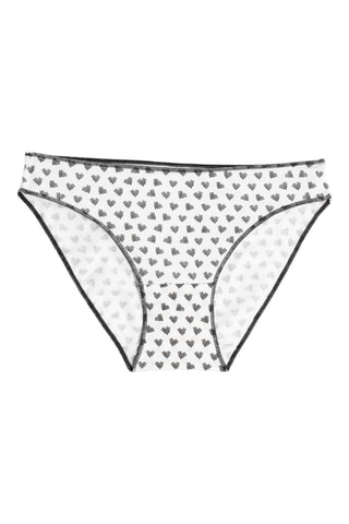 3 Slips - Wit, Zwart en Grijs - Wit en zwart