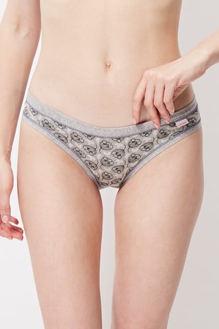 2 Slips Gemêleerd Grijs en Marineblauw - Blauw en grijs