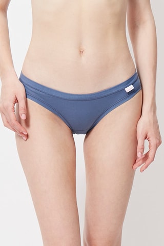 2 Slips Gemêleerd Grijs en Marineblauw - Blauw en grijs