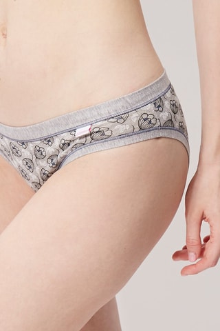 2 Slips Gemêleerd Grijs en Marineblauw - Blauw en grijs