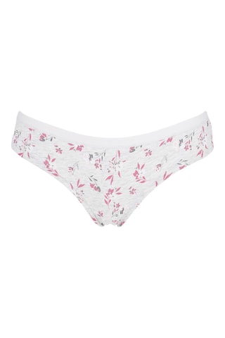 2 Tanga's - Gemêleerd Grijs en Roze - Roze en grijs