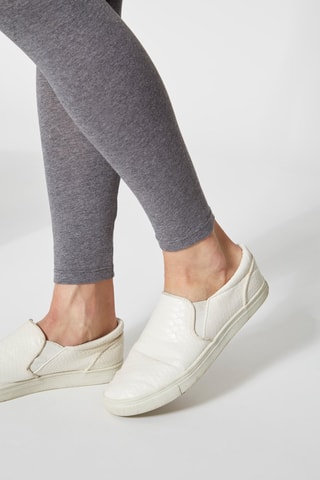 Legging Gemêleerd Grijs - Grijs