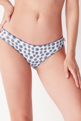 2 Slips - Marineblauw - Wit en blauw