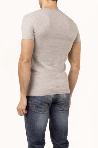 T-shirt - Gemêleerd Lichtgrijs - Grijs