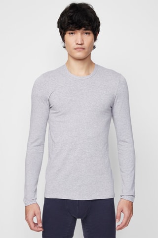 2 T-shirts - Wit en Grijs - Wit en grijs